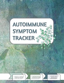 Autoimmune Symptom Tracker: Undated 12 Month Tracker, Log Track Analyse Pain And Fatigue Levels Daily, Record 90 Specific Pain Events In Detail, Record Medical Details