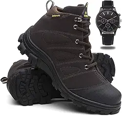 Coturno Masculino Adventure Bota Trilha + Relógio