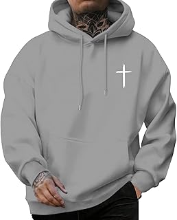 SRZYMJ Men's Basic Hoodie Sweat Jacket Pullover Hoodie Sweatshirt Sports Jacket Men's Cotton Blouson Men's Hoodie Oversize Long Sleeve Shirt Christmas Calendar Women's Polo Jumper