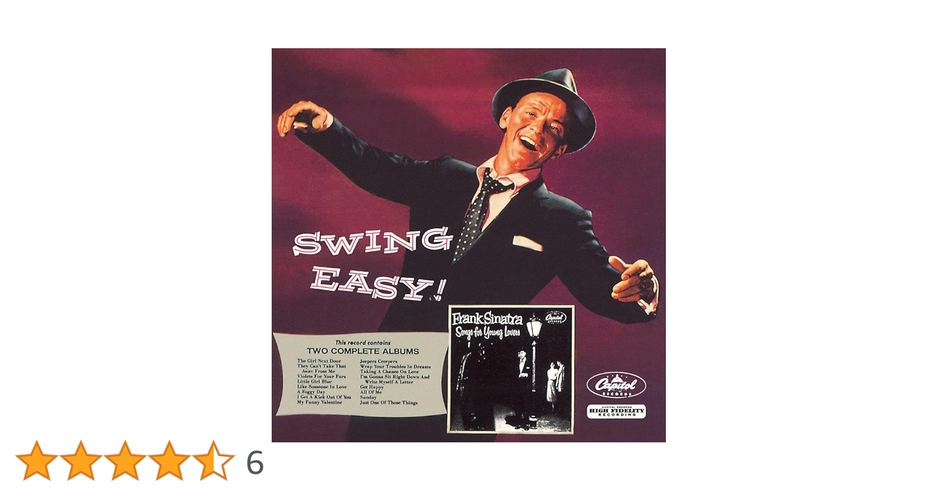 SWING EASY フランク・シナトラ　LPレコード　SJ選定ゴールドディスク 610qJ3cFq7L.jpg