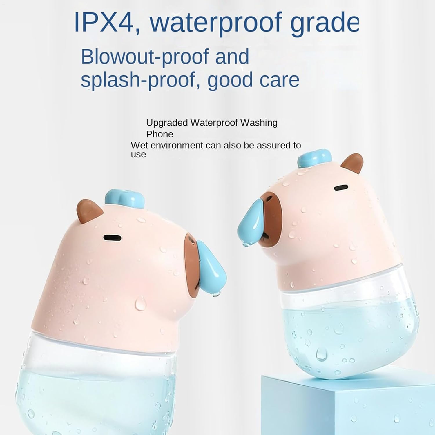 Automatic Hand Soap Dispenser | Capybara Shape Touchless Waterproof,Kitchen Dish Soap Dispenser | for Home Apartment Dormitory Bathroom Kitchen Countertop