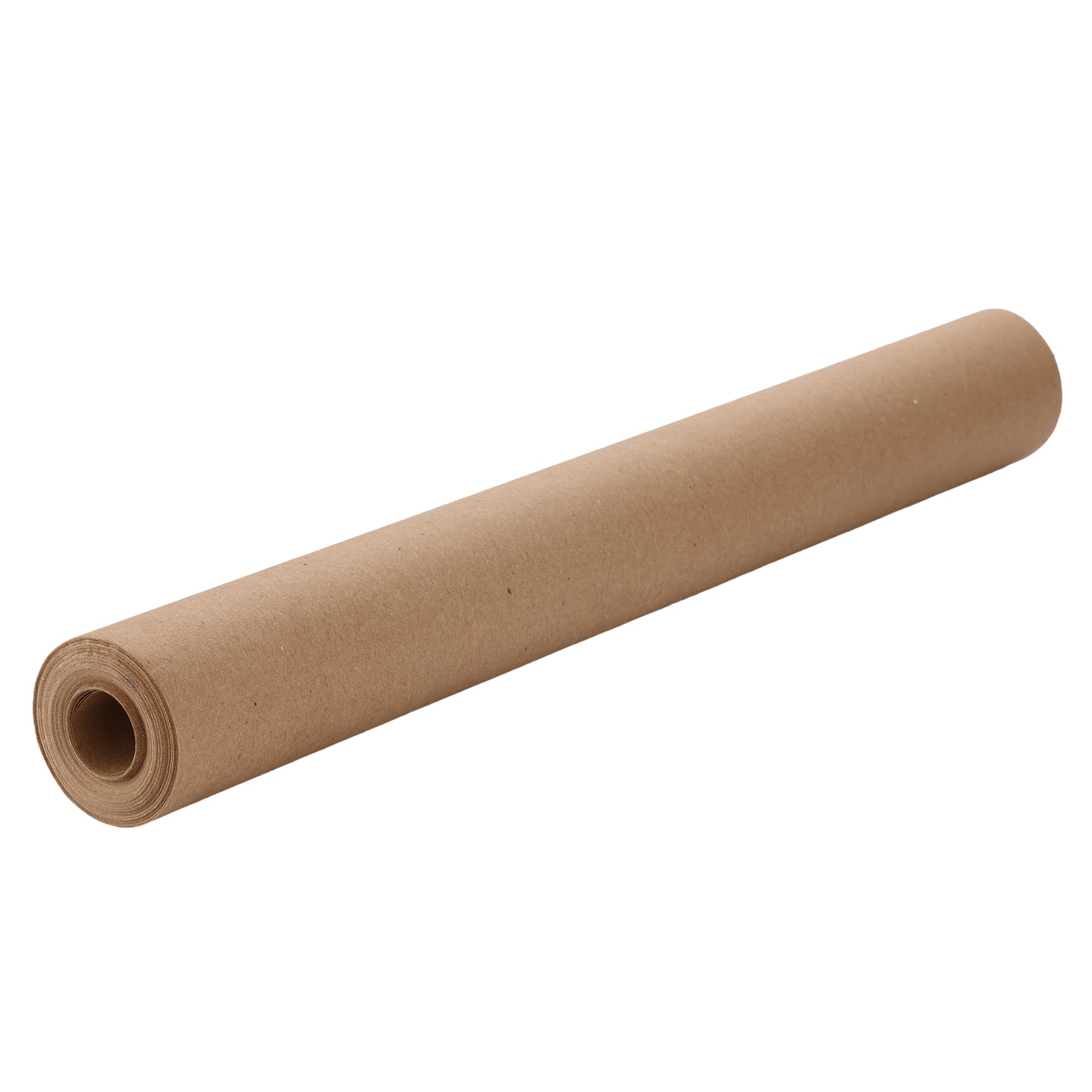 KAPCO Brown Kraft Paper Roll (445mm x 30m) | Wrapping for Gifts, Parcel Packing, Arts & Crafts | Multipurpose Recycled 90gsm Rustic Packaging Paper | Reusable, Biodegradable & Recyclable | 44.5cm Wide