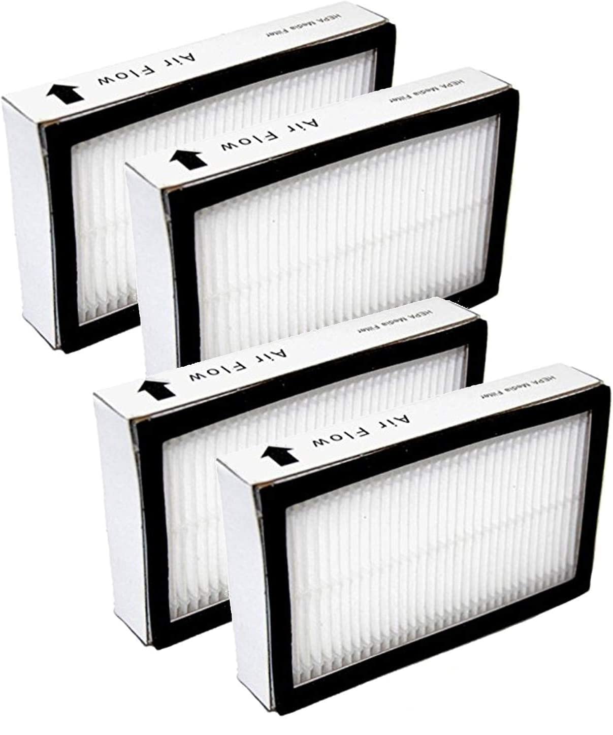 HQRP 4-Pack Exhaust Filter compatible with Panasonic AC38KDDJZ000 AC38KAXVZ000 fits MC-UG323 MC-UG327 MC-UL425 MC-UL427 MC-UL815 MC-V7501 MC-V7505 MC-V7521 MC-V7522 MC-V7531 MC-V7571 Vac Vacuum