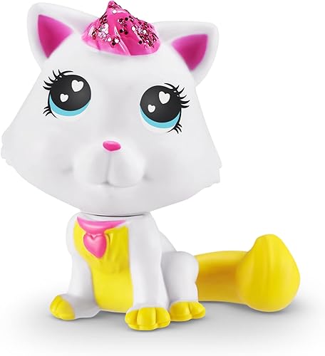 Miniatura 6 de Sparkle Girlz ZURU - Juego de muñeca y mascota de princesa (rosa y gato) de 2 mascotas, peinado para niños, perros, gatos, unicornio, juguetes de