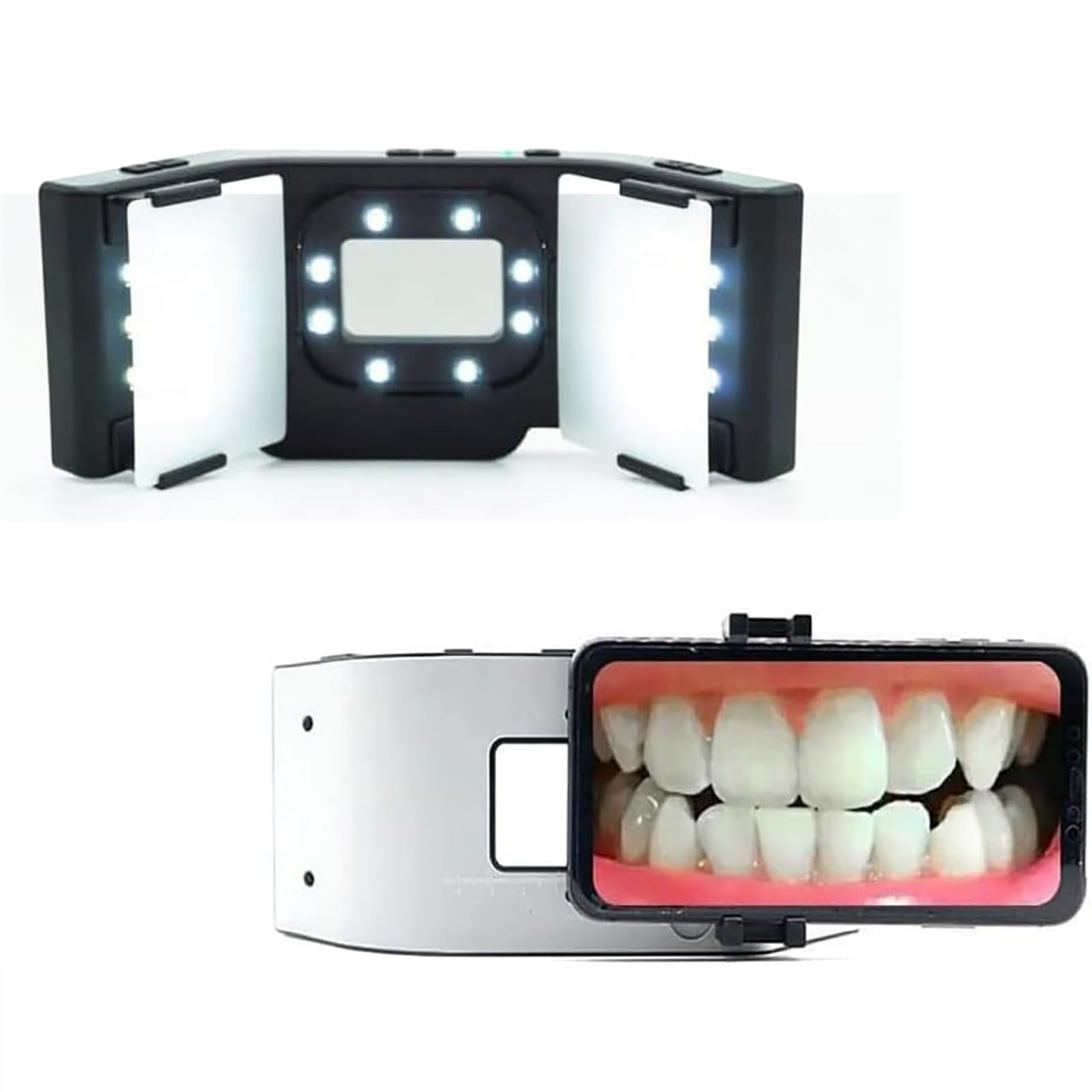 Luz de fotografía móvil Dental, luz de llenado bucal LED de odontología, Equipo de fotografía Dental, Ayuda para fotografía Dental, 6000-6500K Ajustable, para salón en casa