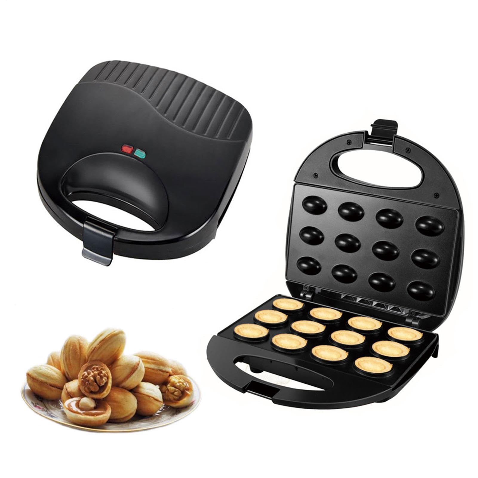 Macchina per torte alle noci Piastra Da Forno Elettrica Antiaderente Per | Torta Elettrodomestico di cucina per colazione, snack, , waffle e pane