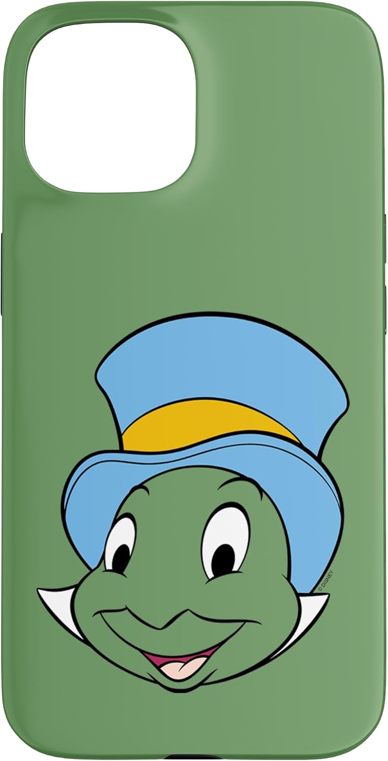 iPhone 15 Disney Pinocchio Jiminy Cricket Big Face Case