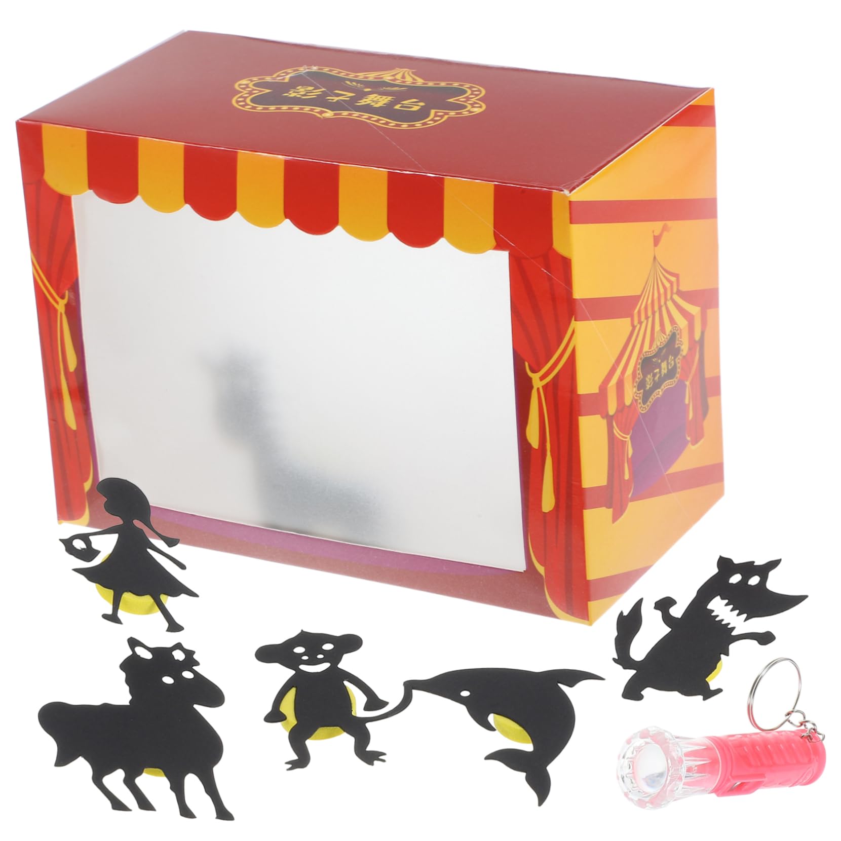 Marionetas De Sombras Chinas De Madera – Juguete Cultural Educativo Para Teatro De Sombras, Ideal Para Niños Y Entretenimiento Familiar