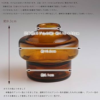 Amazon | (CVU902)(シルバーカサ クリアー油壺 ANバーナー) 民芸調雑貨
