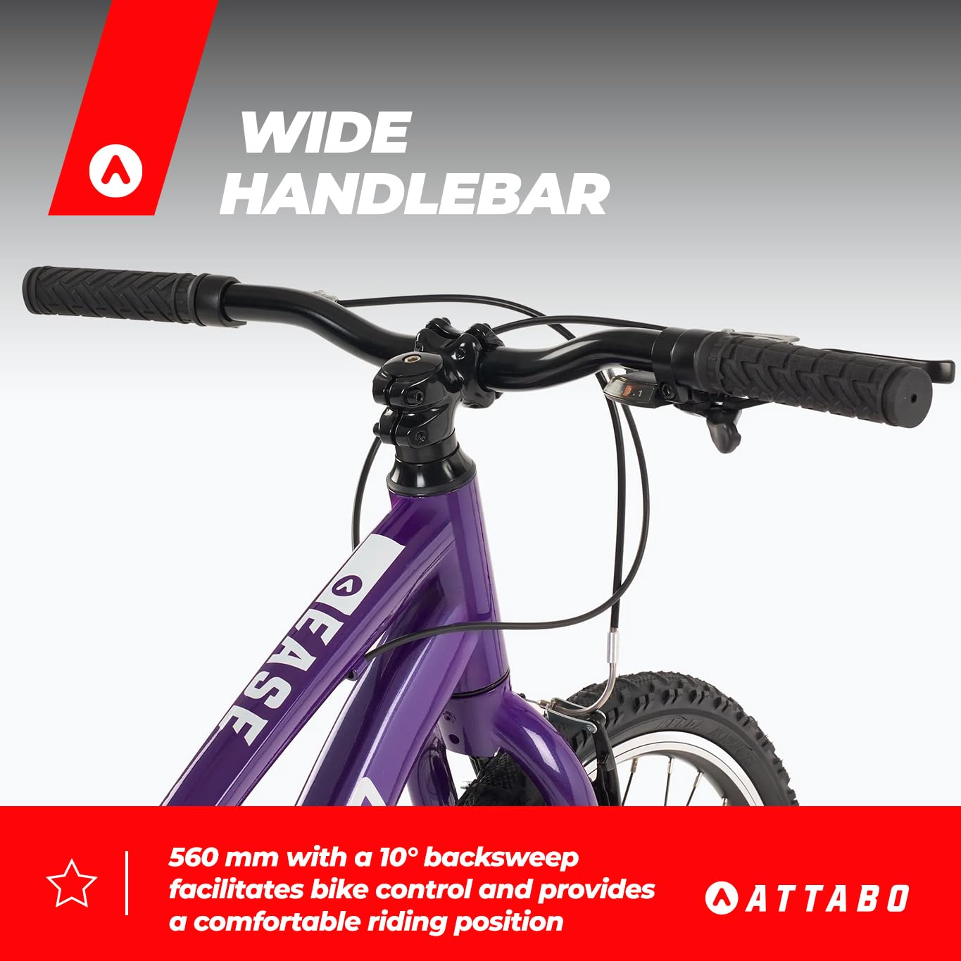 ATTABO Ease 24 Vélo Pour Enfant De 7 à 11 Ans Avec Cadre En Aluminium