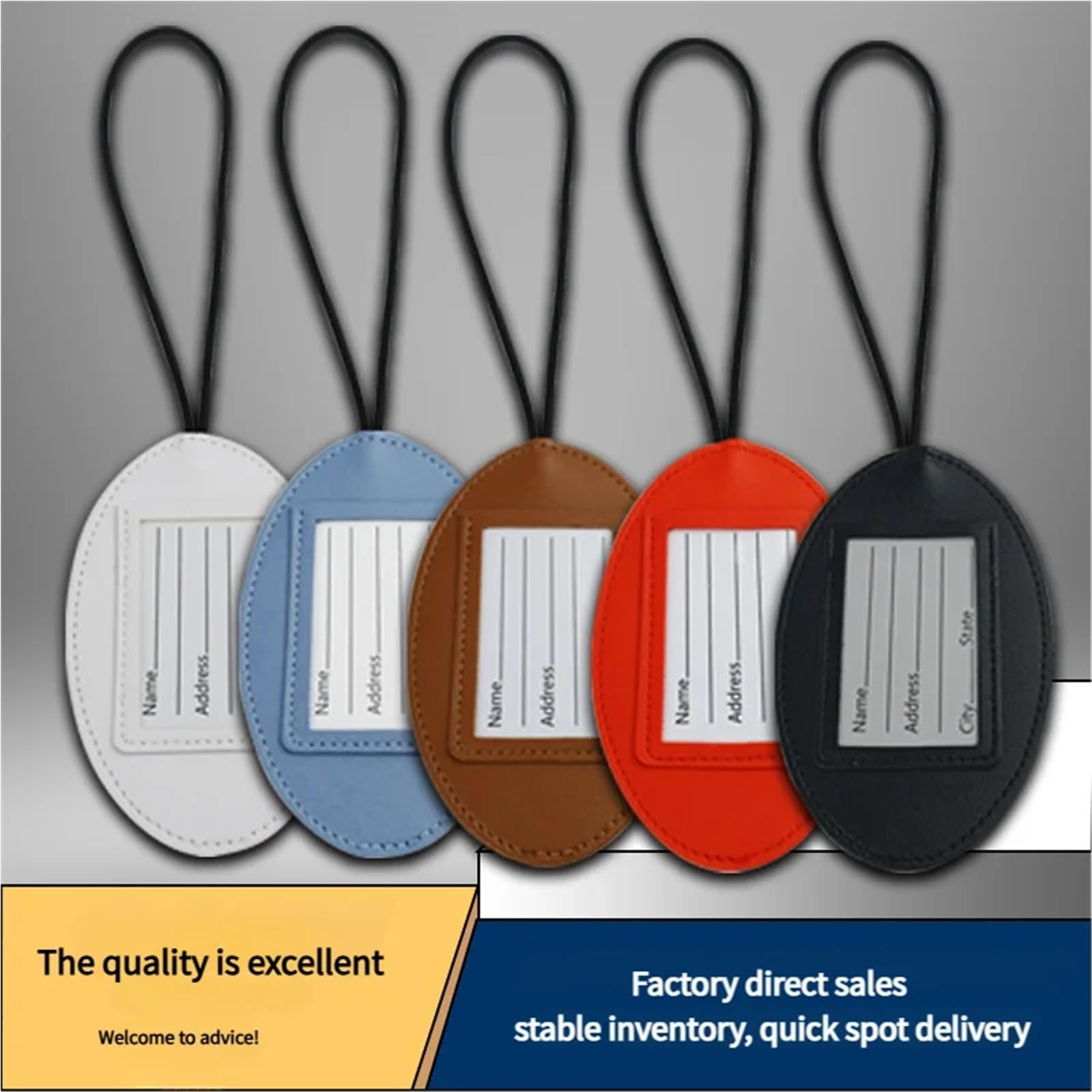 Etichetta for bagaglio da viaggio: colorata for una facile identificazione del Per Bagaglio Valigie(TY 9-piece set)