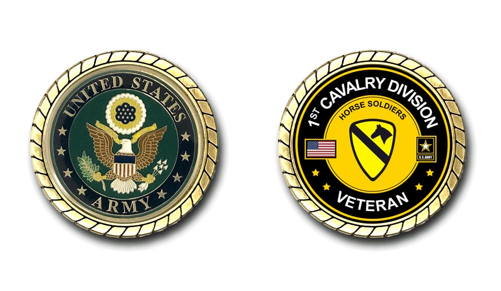 1st Cavalry Division Veteran Challenge Coin