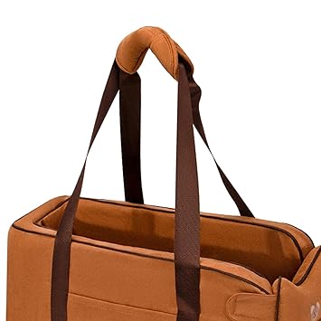 Macaso Pet Dog Car Seat Armrest Box Anti Scratch Soft Portable for Dogs Cats Travel with Shoulder Straps