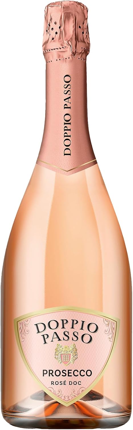 Doppio Passo Prosecco Ros  D.O.C Prosecco from Italy 1 x 0.75L