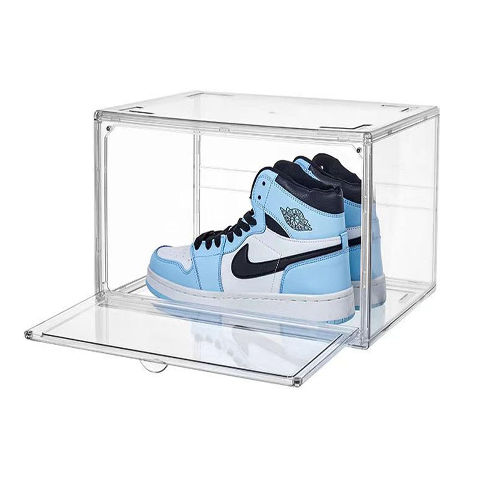 Boîte à chaussures en acrylique transparente empilable 36x27x22cm