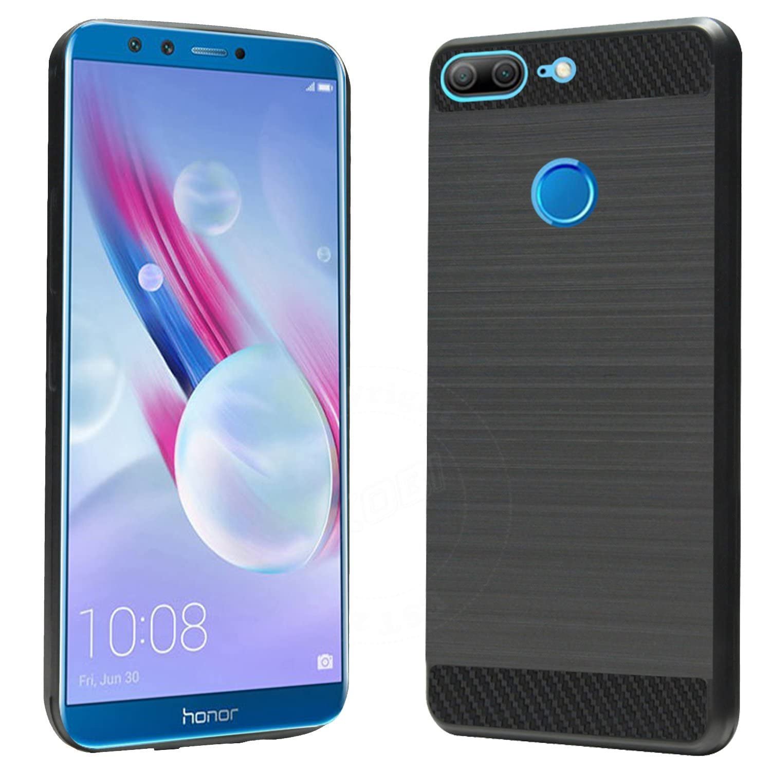 Inktree Back Cover Case for Honor 9 Lite/Honor 9 Lite Cases & Covers (Carbon Fibre Rugged Armour Black Colour) (B09LQRJKSC) Amazon Price History, Amazon Price Tracker