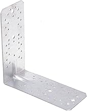 Winkelverbinder Verstärkt 200 x 200mm Lochwinkel Bau-Winkel verzinkt