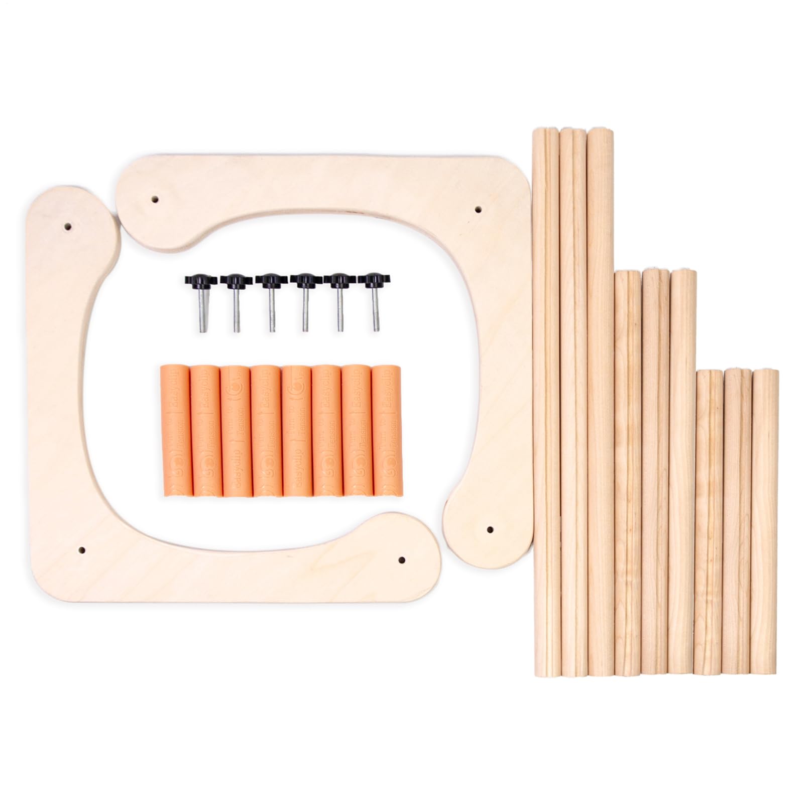 Supporto per telaio da ricamo - Supporto da cucito regolabile in legno - Accessori per cucito a mano uncinetto viaggio