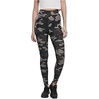 Urban Classics Leggings da Donna a Vita Alta Mimetica Pantaloni Eleganti