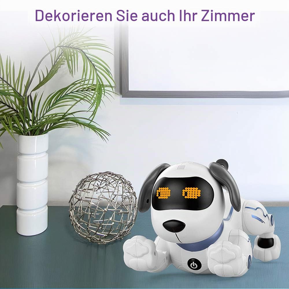 Goolsky LE Neng Spielzeug K16A Elektronische Haustiere Roboter Hund Stunt Dog Voice Command Programmierbare Touch-Sense Musik Song Spielzeug für Kinder Geburtstag