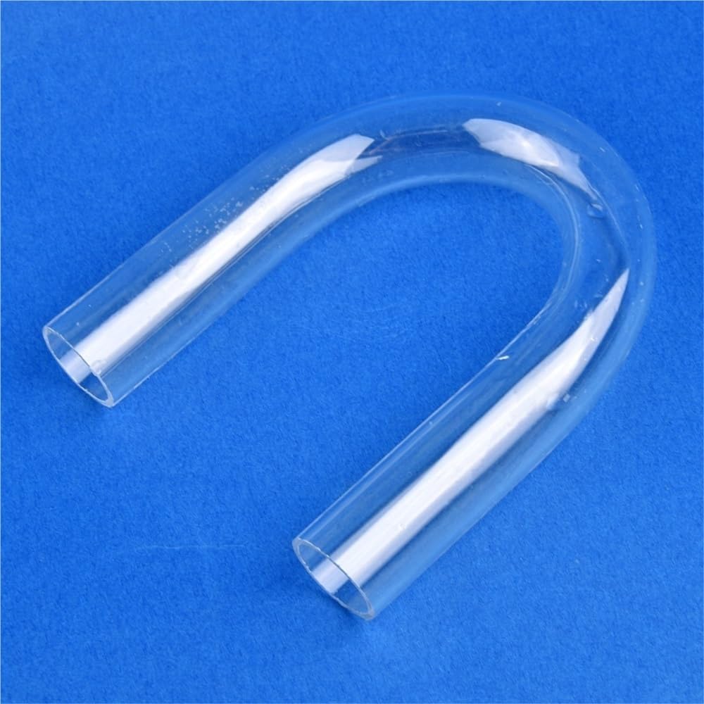 Conector de tubo para peces de acuario, 2 piezas de accesorios de tubería de acrílico en forma de U for acuario, conector de codo transparente for pecera, accesorios de tubo de aire en forma de U, 1 p