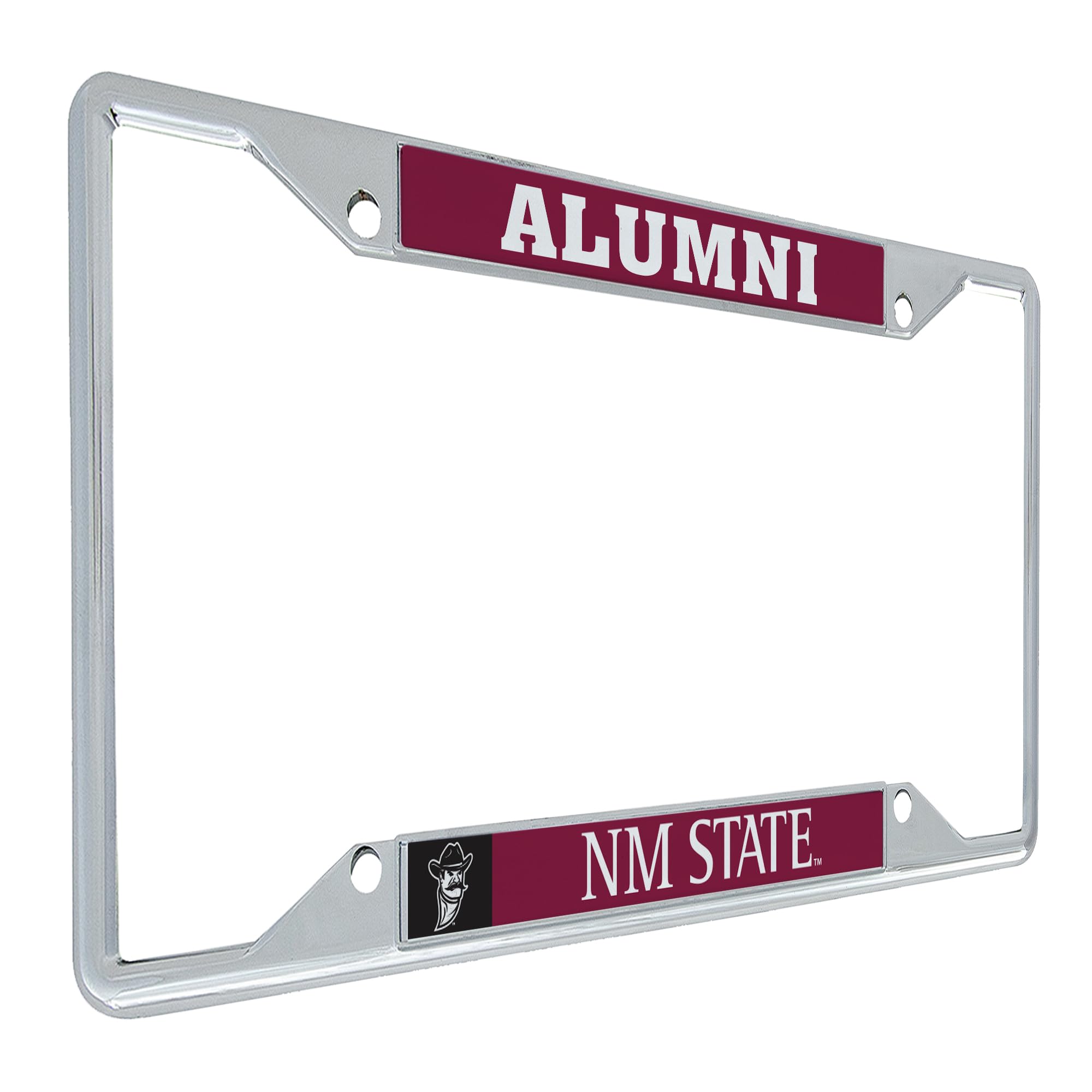 Desert Cactus New Mexico State University Car Accessories Aggies Metal License Plate Frame and Tag Holder for Front or Rear of Car (Alumni)