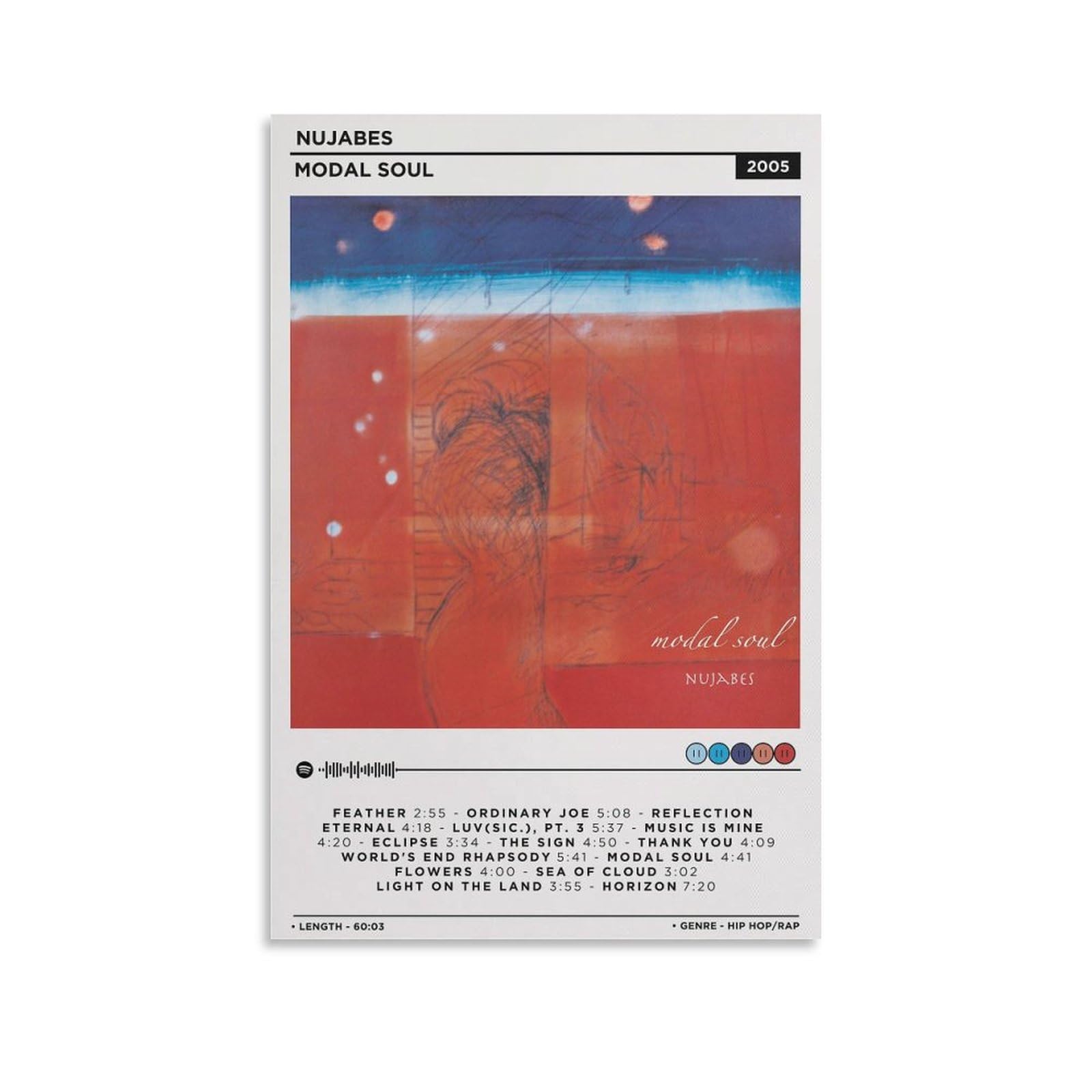 Modal Soul by Nujabes Canvas Poster Wall Decorative Art Painting