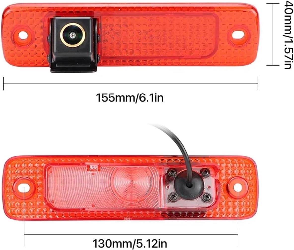 AHD Car Brake Light Waterproof Backup Rear View Camera Compatible For Ford Transit MK7 2006-2013 Truck Van AHD1080 Monitor Optional(GFA-CVBS720P-AHD720P)