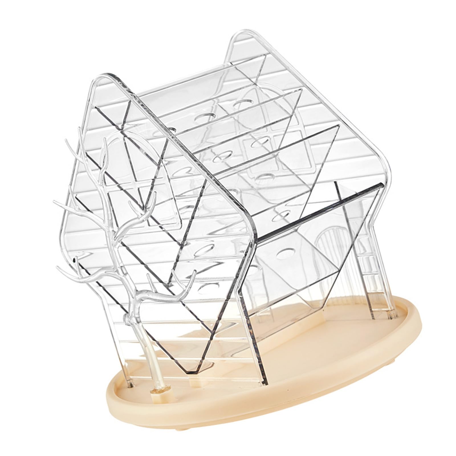 MICFENY 360 Degree Rotating Makeup Organizers Premium Materials Makeup Organizers with Clear Visibility and Storage for Women