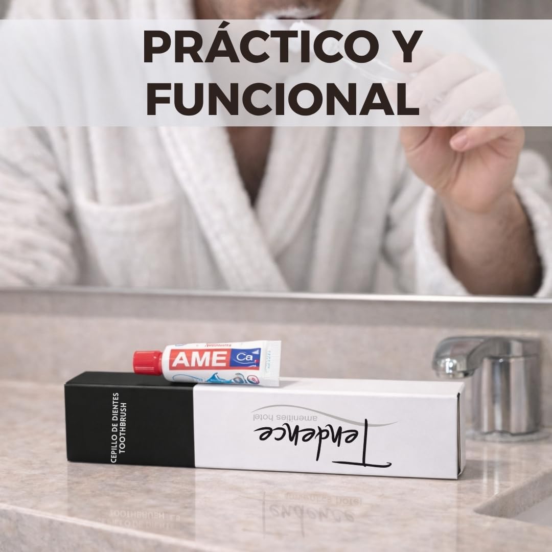 500 unidades de Kit Dental Amenities Hotel – Set de Higiene Bucal para Hoteles, Casas Rurales y Alojamientos Turísticos | Productos de Acogida para Habitaciones y Huéspedes