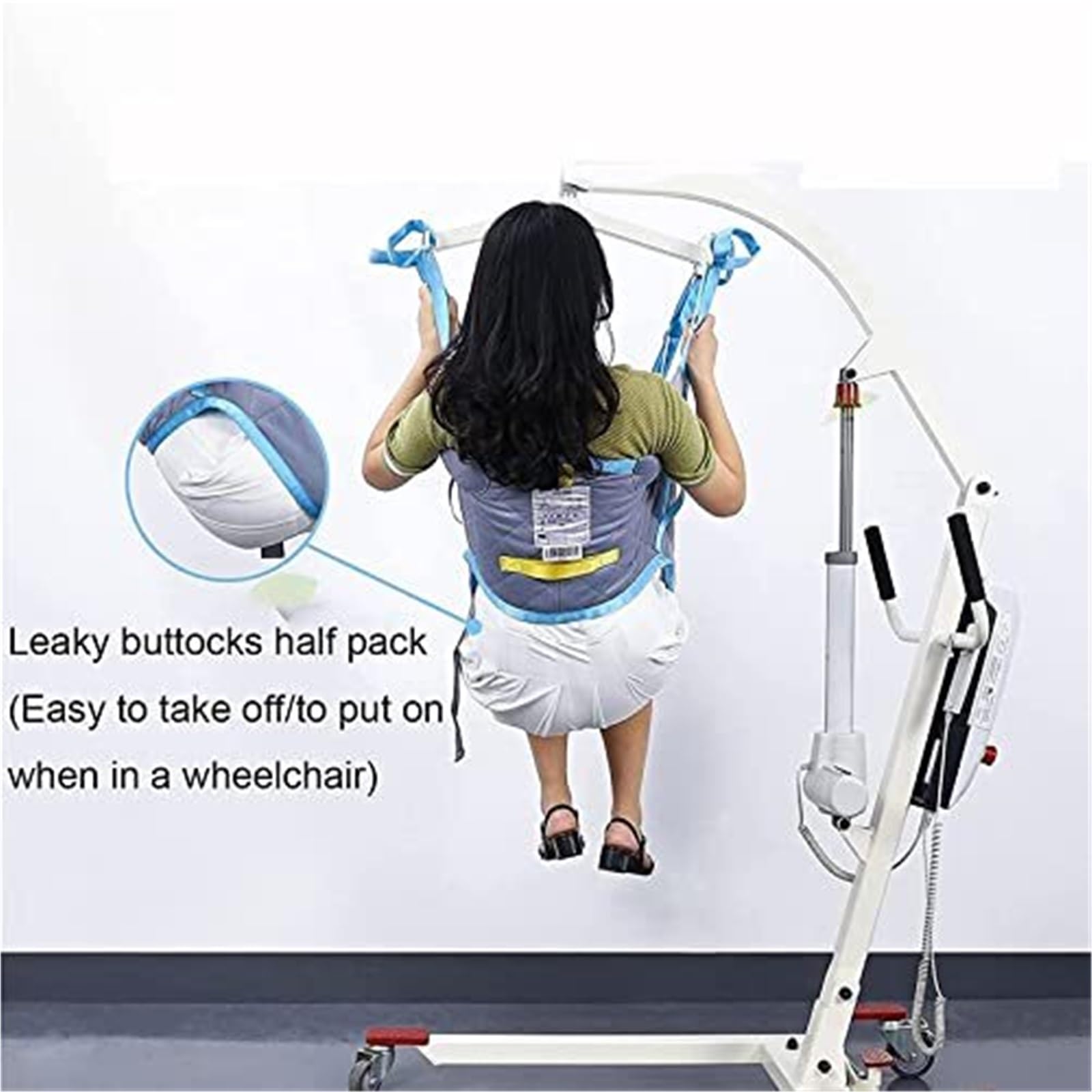 Arnés Portabebés For Elevación De Pacientes, Altura Ajustable Y Cordón Ajustable, Confeccionado Con Tela De Alta Calidad, Cómodo Y Suave Ideal For Equipos De Elevación De Pacientes(Small)