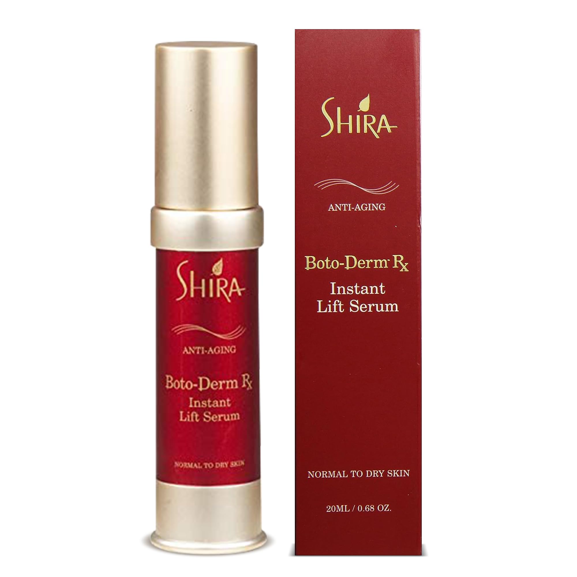 Shira Boto-Derm Rx Instant Lift Serum With Anti Aging FormulaVitamin C Helps to Reduce WrinklesKeeps Skin Hydrated and Nourished Helpful for Normal to