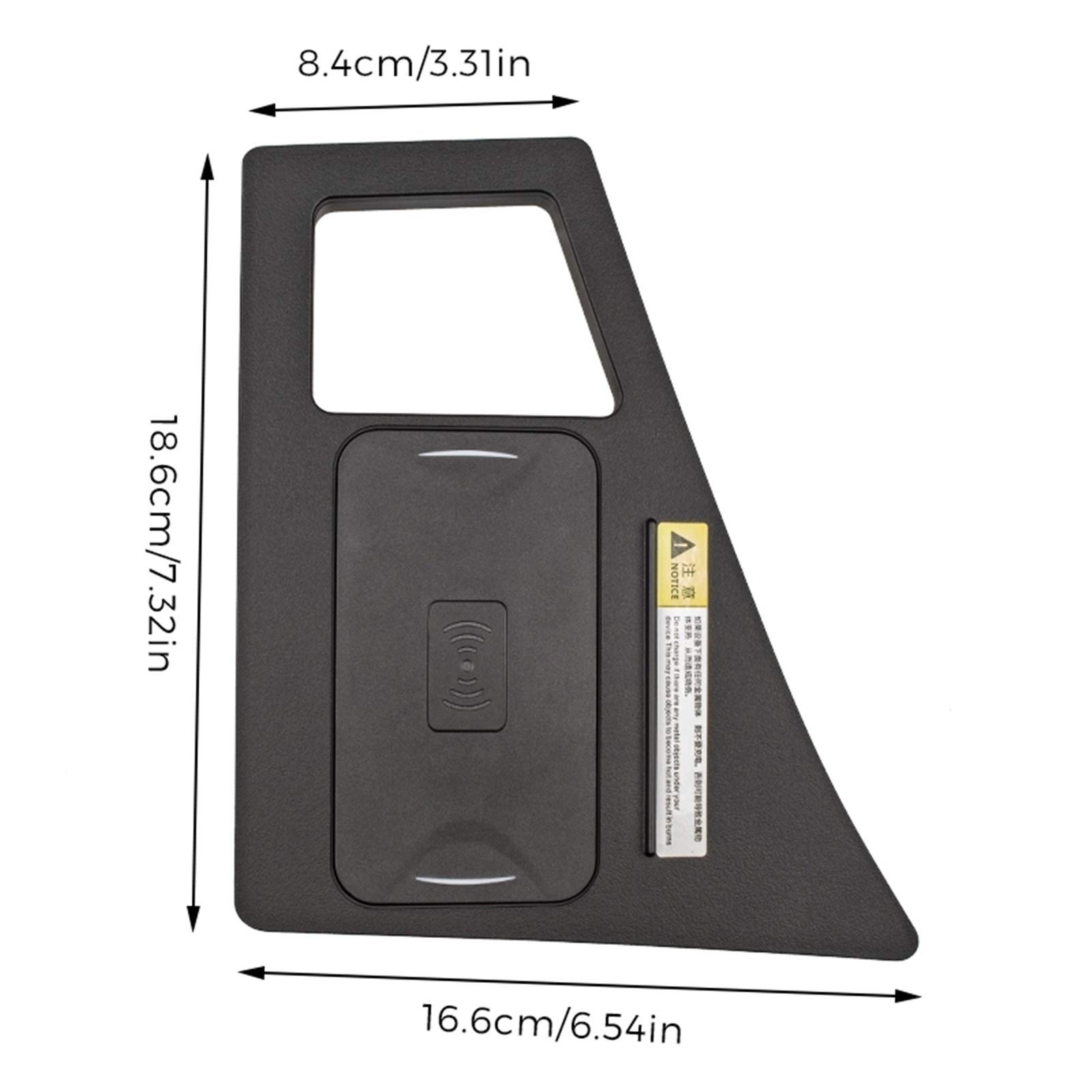 Cargador de coche Qi estándar, cargador inalámbrico 10 W, Android 7,5, IOS, carga rápida, for, Q7 2016 2017 2018 2019, conducción