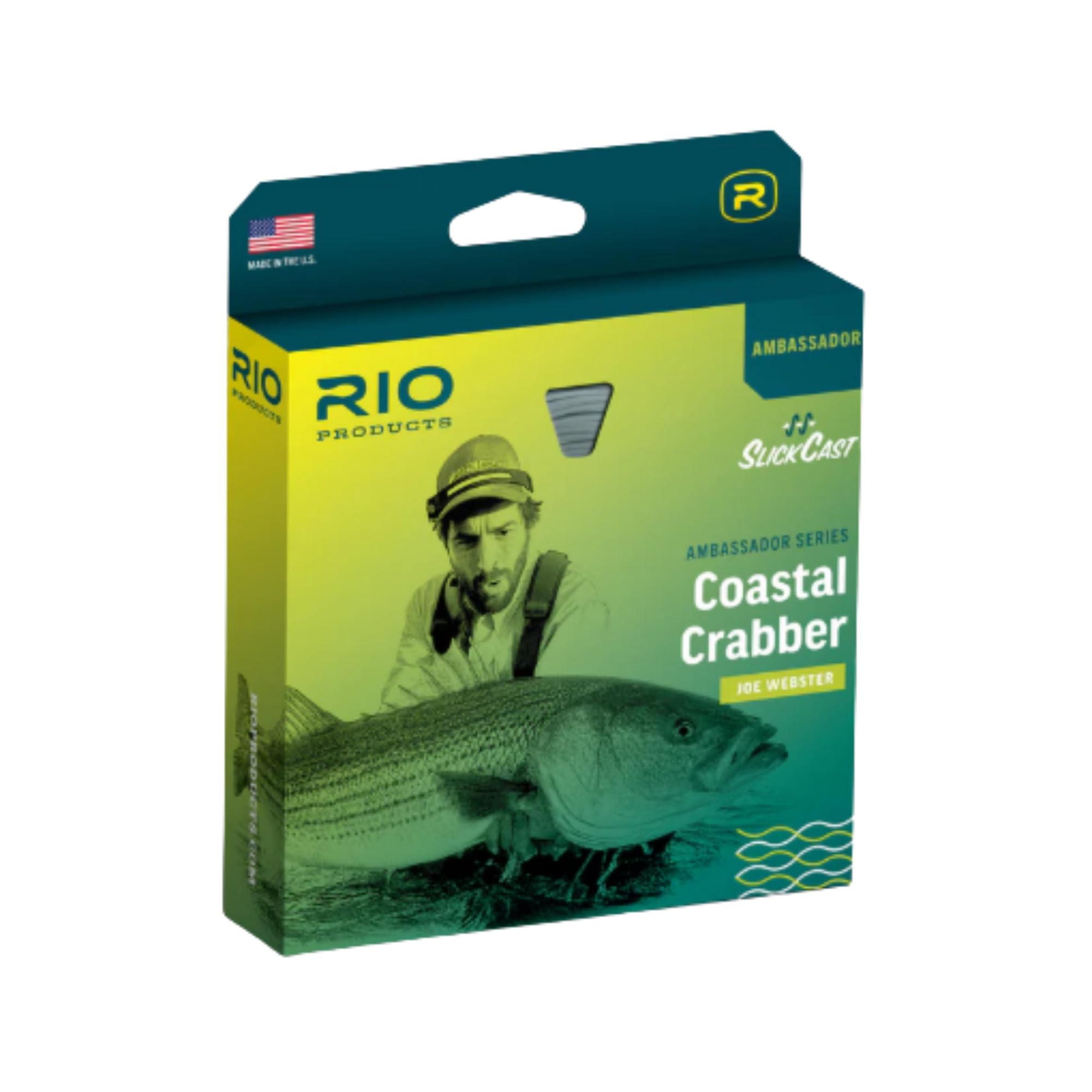 RIO Products Ambassador Series Coastal Crabber Fly Line – Joe Webster Signature Striped Bass Line with Fast-Sinking Head for Crab Patterns – WF10I/S5/S7