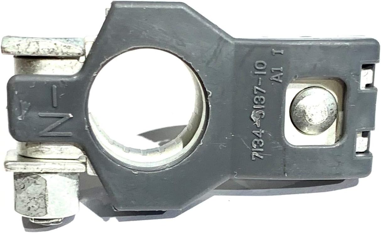 EDS 90982-06022 9098206022 Negative Terminal Assembly with Nuts. Compatible replacement for Toyota Lexus vehicles & universal fitment for 8mm bolt on stud bolt - 10 PACK