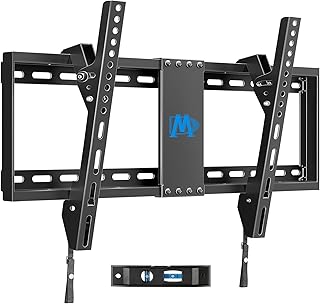 Mounting Dream TV Wall Mount for Most 37-75" TVs, Tilting TV Mount Low Profile up to VESA 600x400mm and 132 LBS Loading, F...
