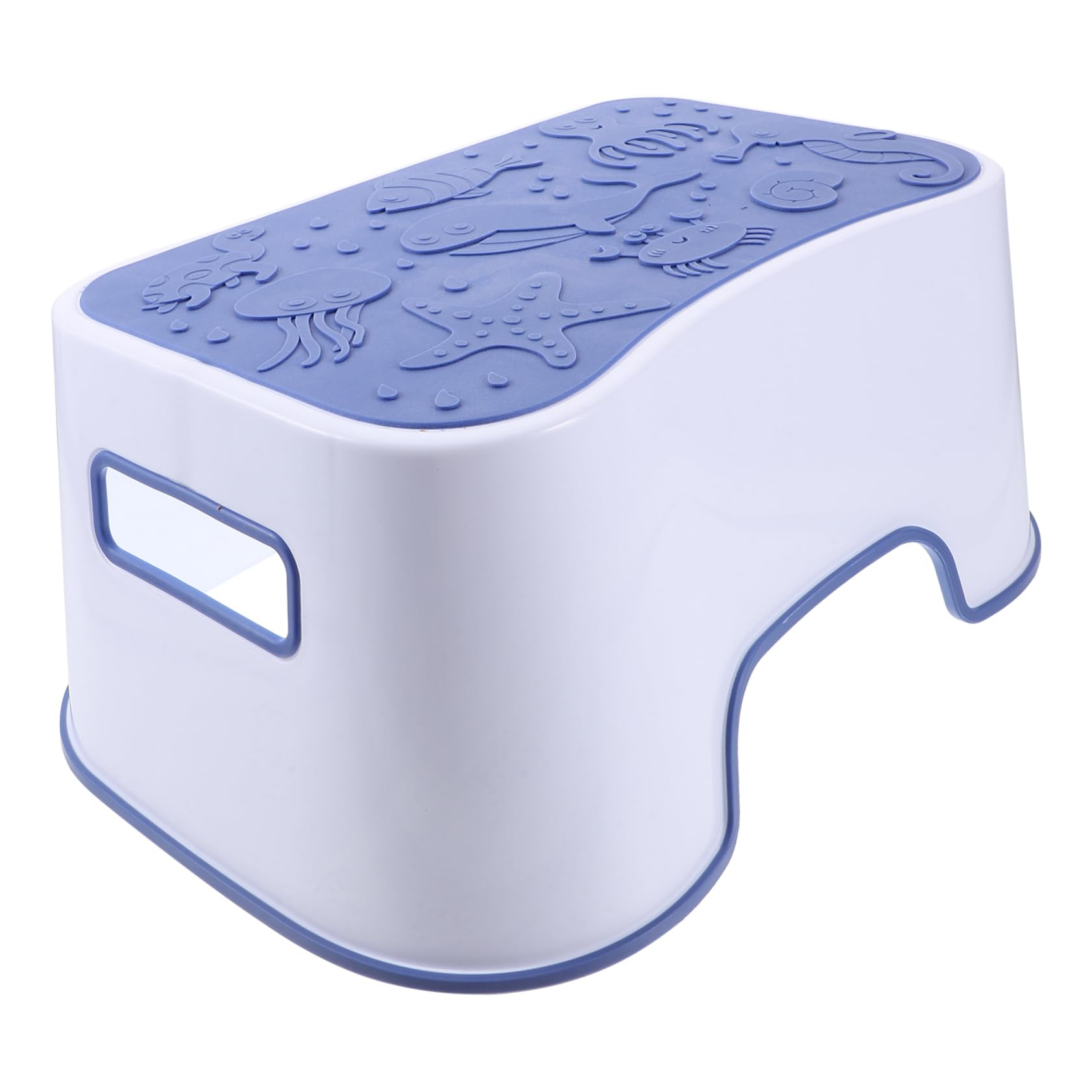 Beatifufu Comfortable Squatting Toilet Foot Stool Non Slip Stepping Stool for Adults Compact Bathroom Footstool for Space Saving Potty Training Use