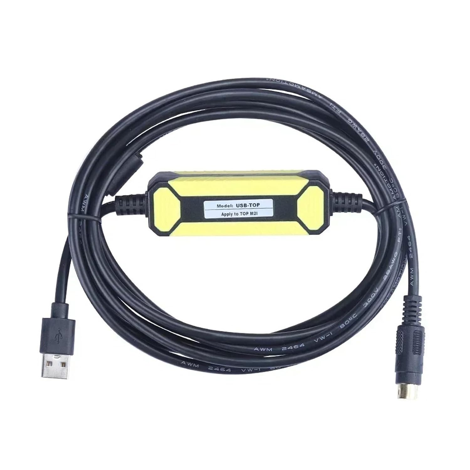 1pcs USB-TOP Programming Cable for M2I HMI TOP Series Touch Panel USB Interface RS232 Touch Screen Download Line