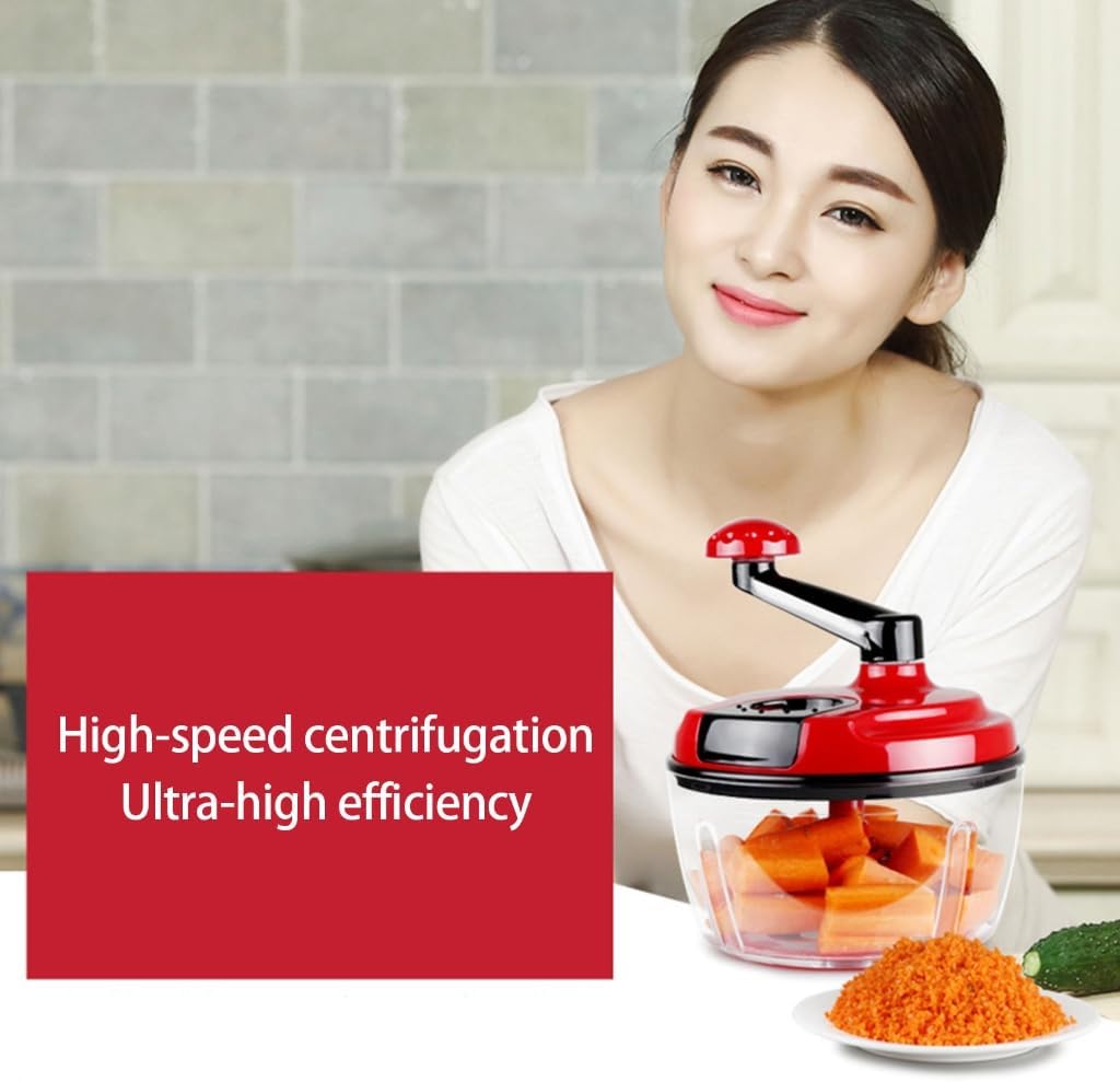 Kitchen Quick Preps Manual Meat Grinder Vegetable Choppers For Cooking With 402 Steel Easy Design