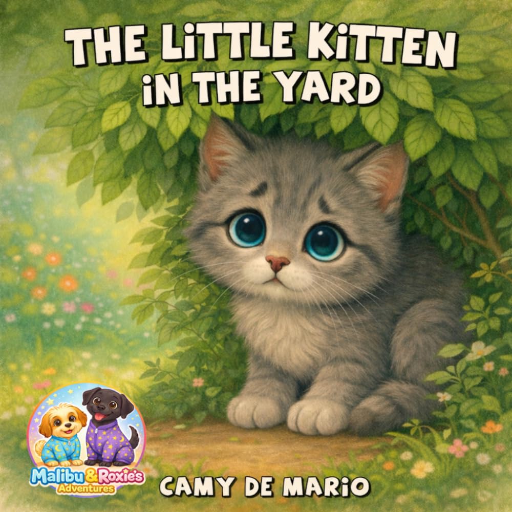 The Little Kitten in the Yard (Malibu and Roxie's Adventures)