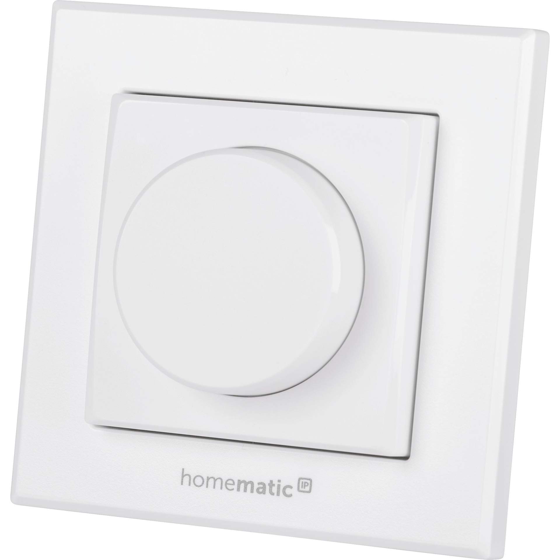 Homematic IP Smart Home 154888A0 - Interruptor Giratorio para Atenuación Con Regulador de Intensidad, Universal, Inalámbrico