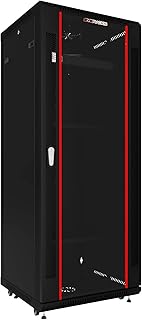 Sysracks 27U Rack - Server Cabinet Enclosure- Power Strip - 2 Shelves - Casters - Cooling Fan - Hardware