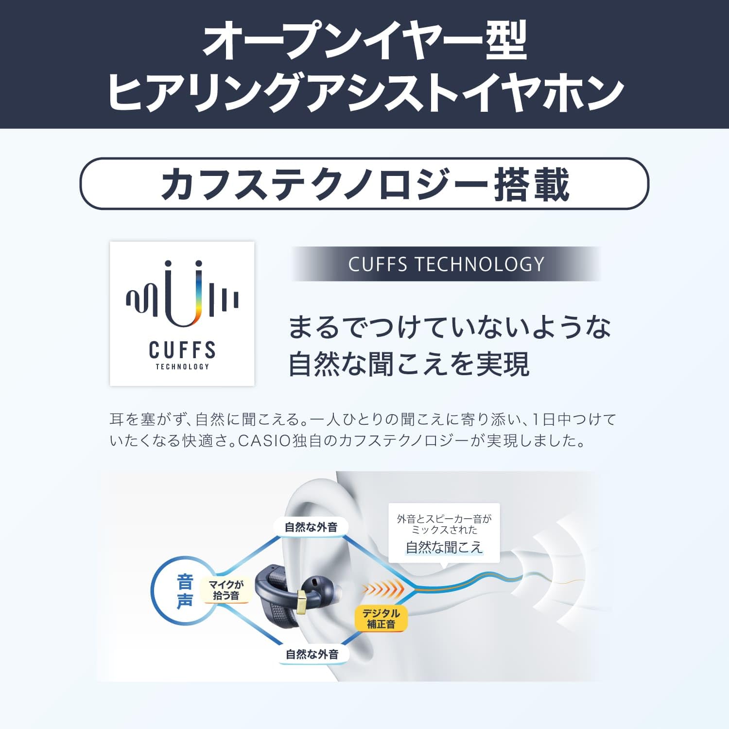 Amazon.co.jp: 【Amazon.co.jp限定】CASIO(カシオ)earU ER-100NPT-NB