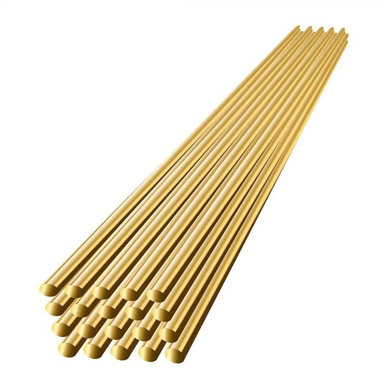 Plastikowe pręty spawalnicze, Pręt spawalniczy mosiężny, 1,6 mm x 333 mm, złoty, bez proszku lutowniczego, 10/20/50 szt.(20PCS)