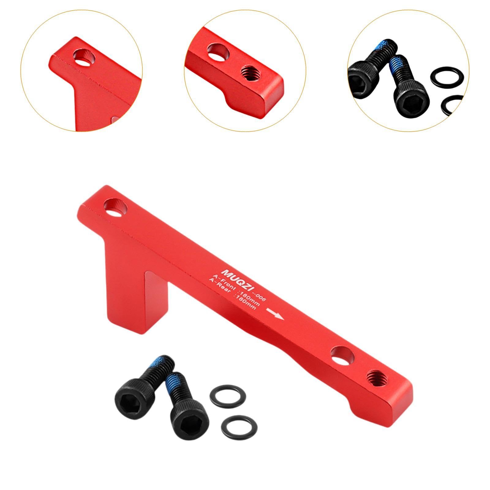 RNXRZANK 3X Disc Brake Adapter for, Conversion Bracket with Bolts for Mountain Bike