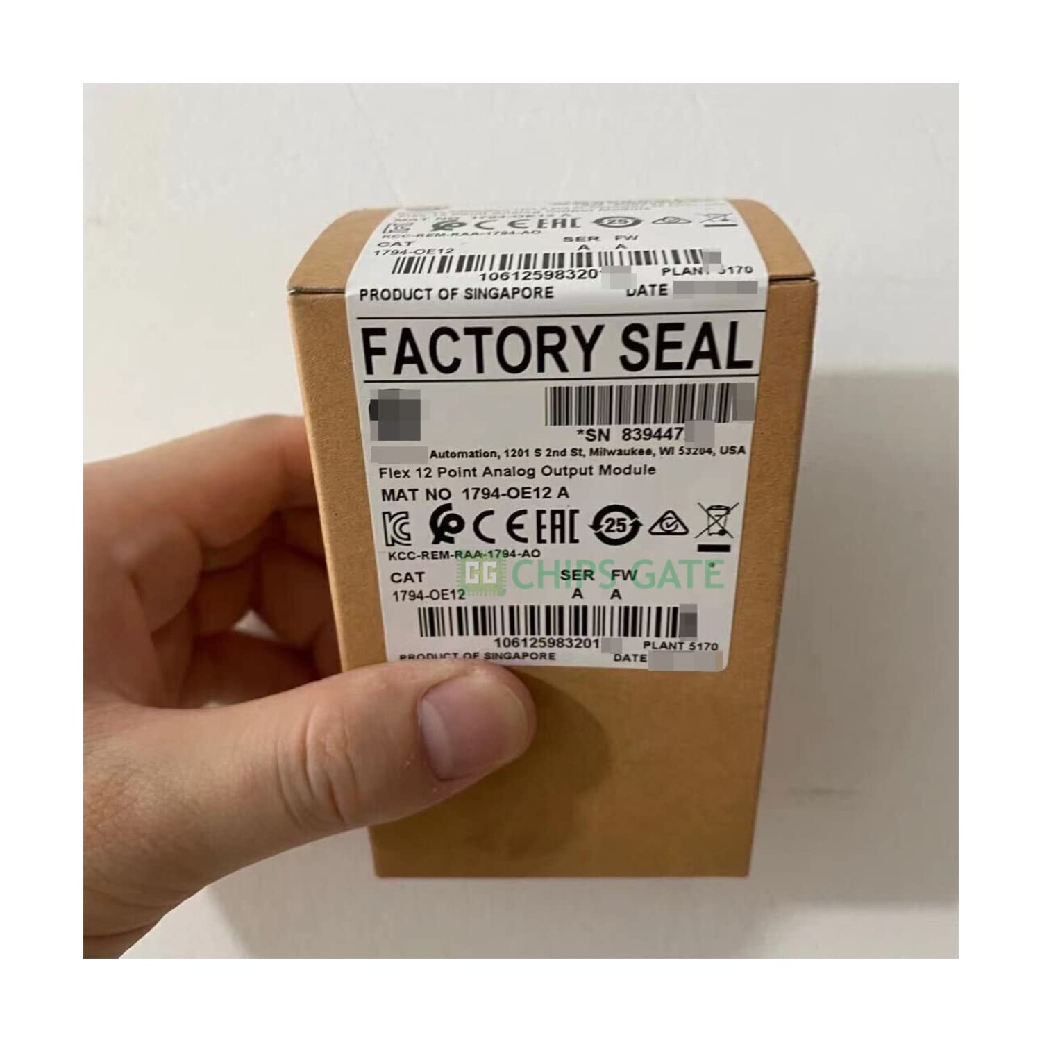 20221794-OE12 Flex 12 Point Analog Output Module 1794-OE12 New Factory Sealed