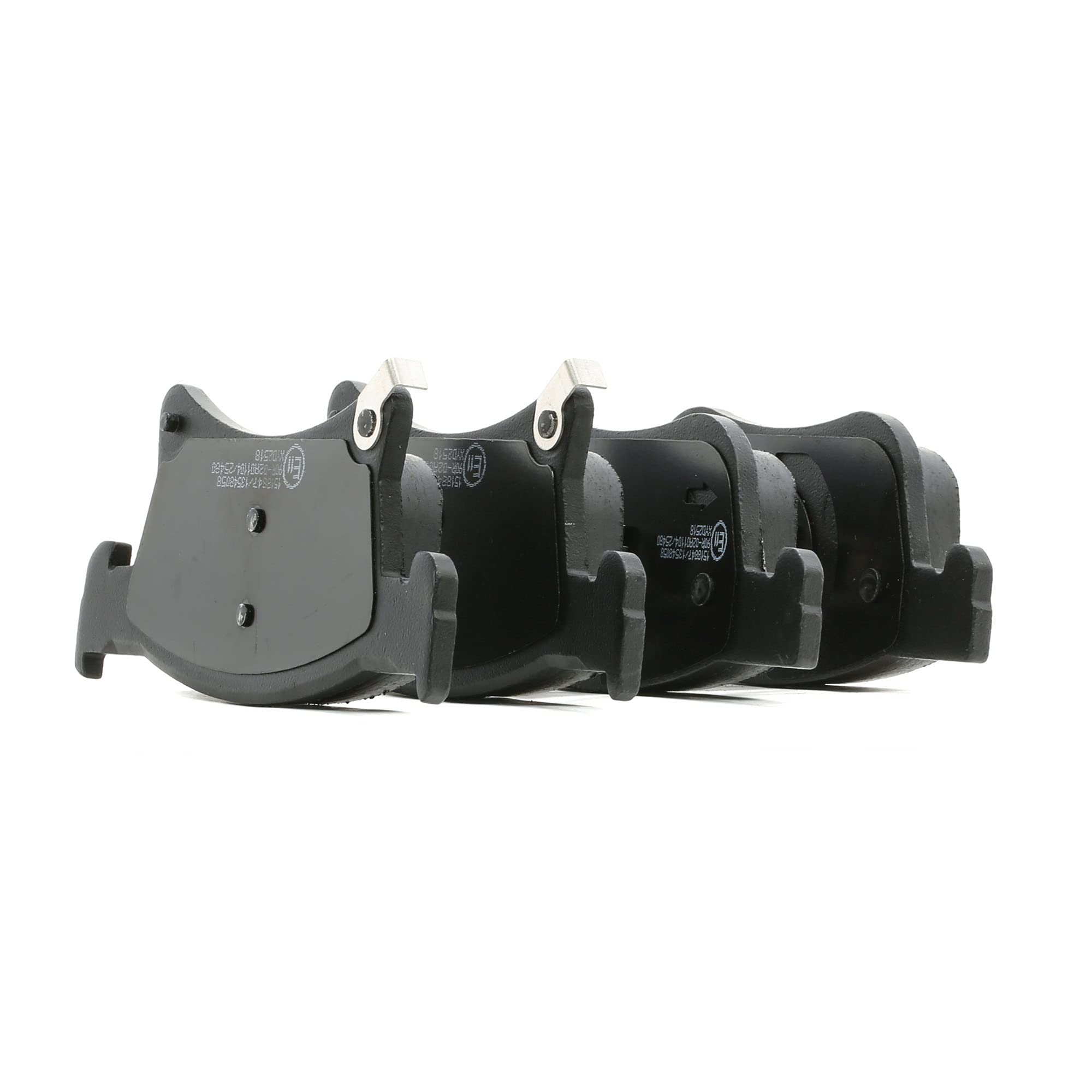 RIDEX 402B1183 Bremsbelagsatz Bremsbeläge Vorne mit Zubehör ohne Zubehör Kompatibel mit OPEL Corsa E Schrägheck X15