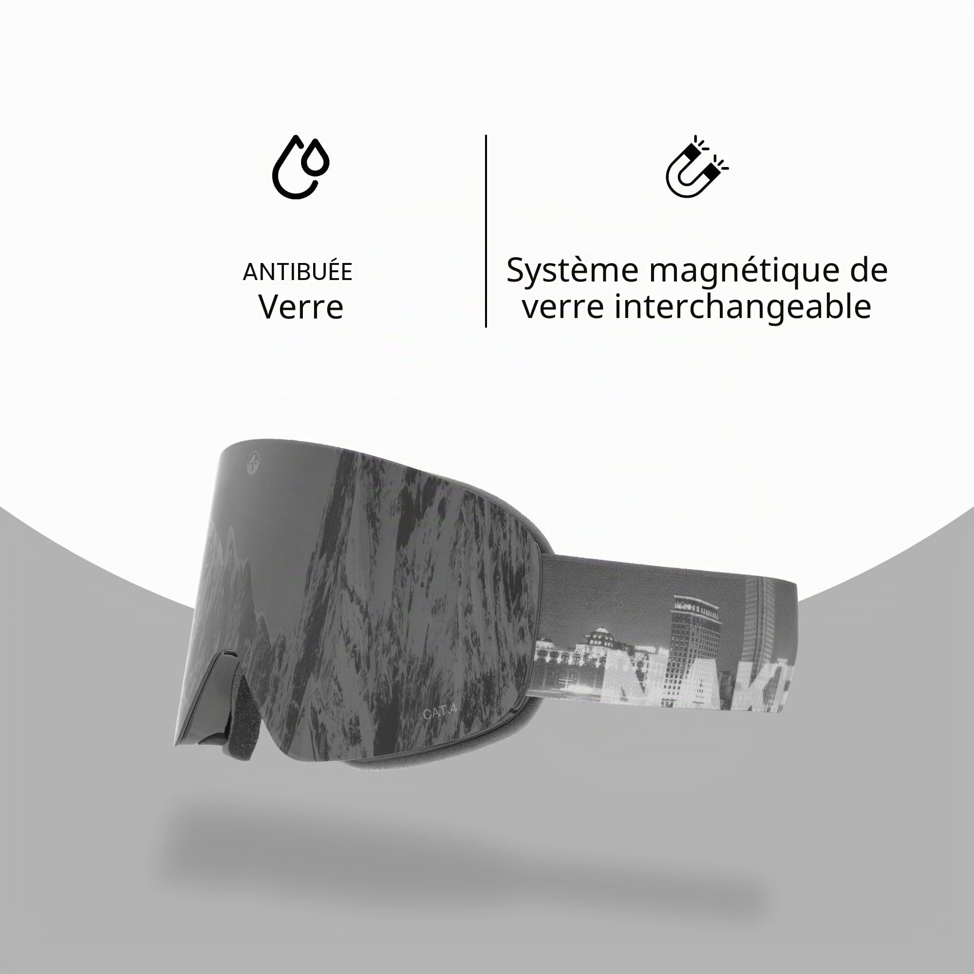 NAKED Optics Les TROOP EVO Lunettes de Snowboard