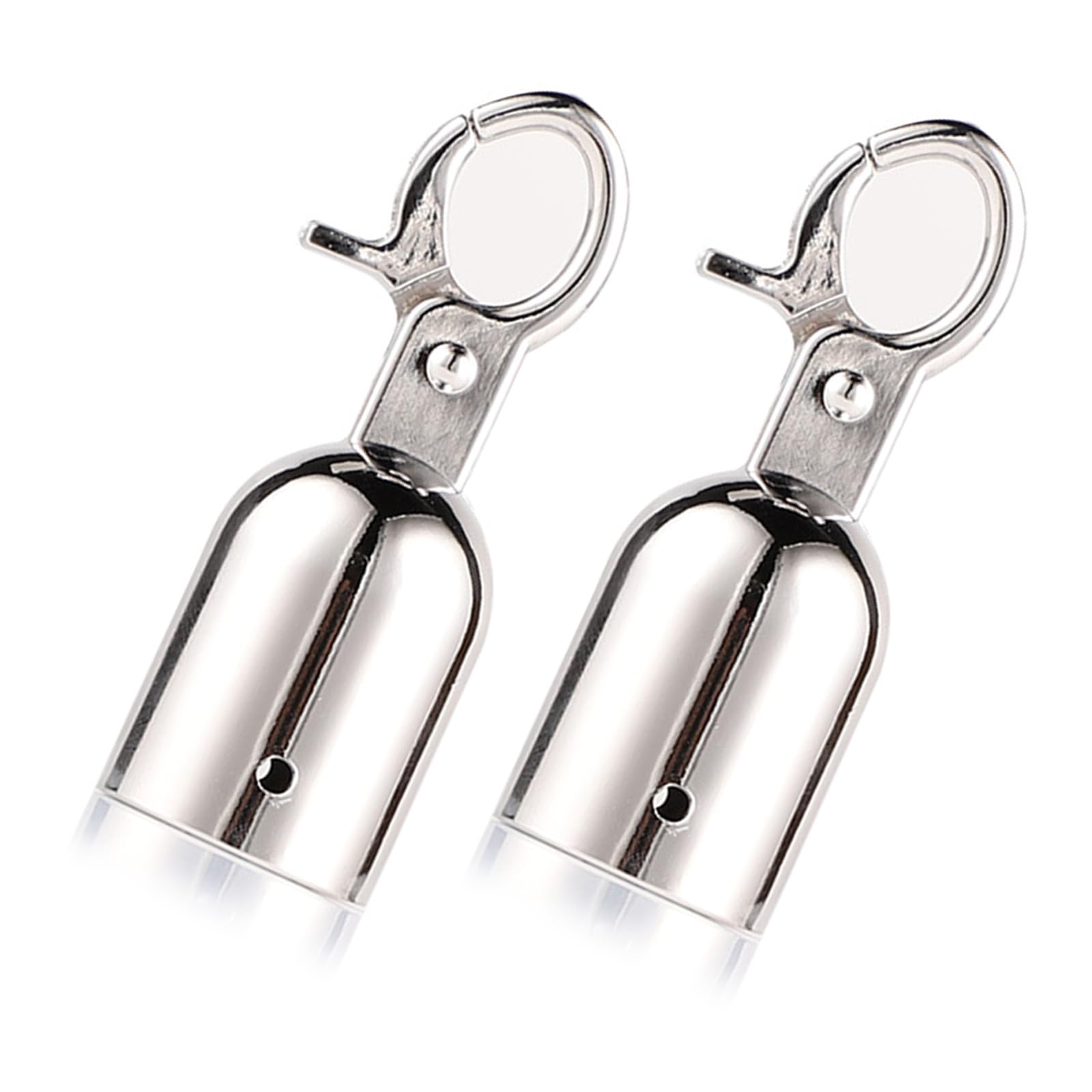 of 2 Sturdy Stainless Steel Cord Stoppers for Ensuring Stability of Outdoor Decking and Fence Rope Decking Rope Fittings