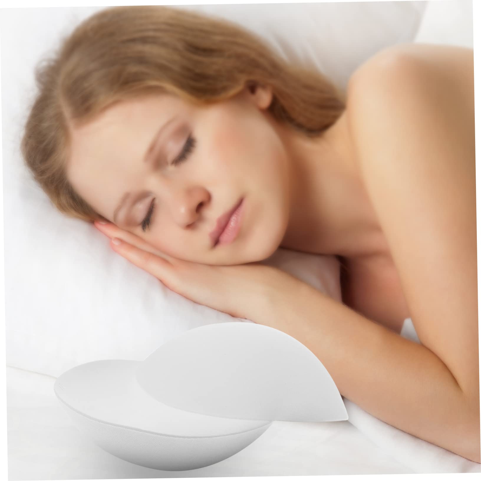 LIFKOME 20pares Inserts De Sujetador De Poliéster Para Mujer Almohadillas Para Pecho Ligeras y Transpirables Para Trajes y Sujetadores Deportivos